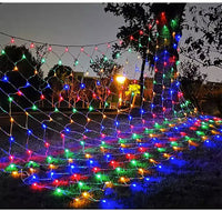 Filet lumineux LED extérieur 220 V, 4 couleurs, 1,5 x 1,5 à 3 x 2 m