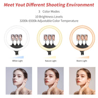 Ring light 18 pouces – vue 5