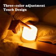 Veilleuse LED rechargeable tactile, télécommande, 3 teintes de lumière
