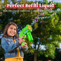 Solution concentrée pour machine à bulles – pistolet à bulles rechargé avec le liquide