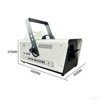 Machine à neige 1500 W – dimensions 60 x 36 x 37 cm