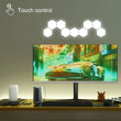 Panneaux LED hexagonaux tactiles blancs, lot de 4, 9 ou 12, alimentation USB