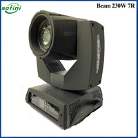 Lyres beam 7R 230 W – vue de côté, tête inclinée