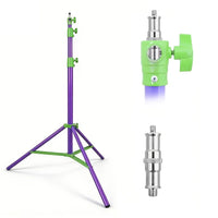 Trépied lumière 2,8 m en aluminium ou inox, seul ou par 2