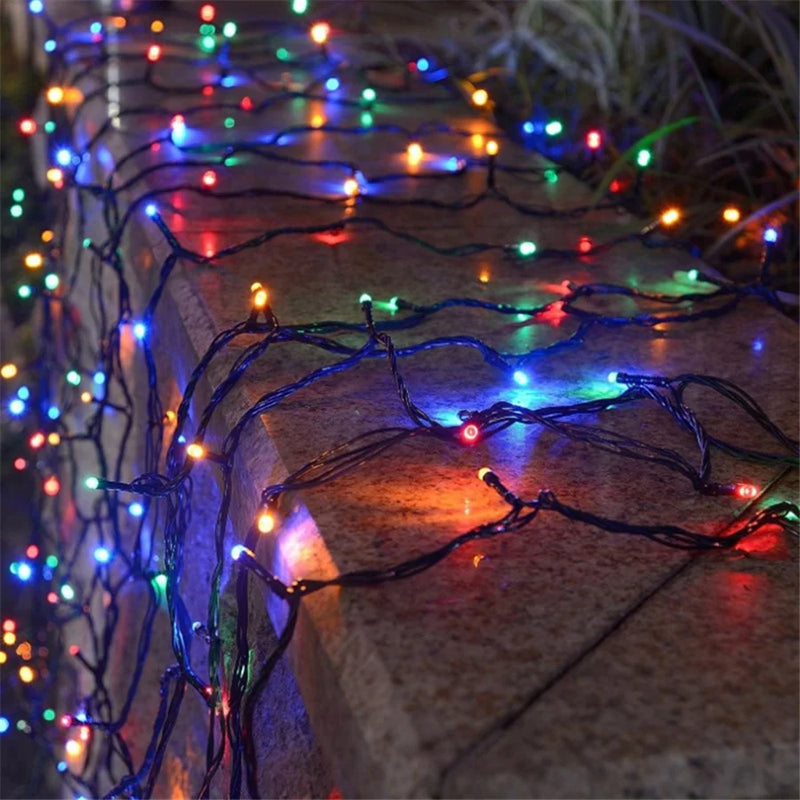 Guirlande lumineuse extérieur câble vert foncé – vue 4