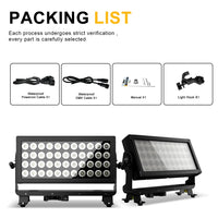 Projecteur LED extérieur IP65 44 x 10 W – contenu du colis, deuxième vue