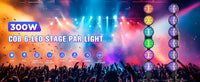 Projecteurs vintage 6 LED COB – bandeau de présentation de la colonne de 300 W