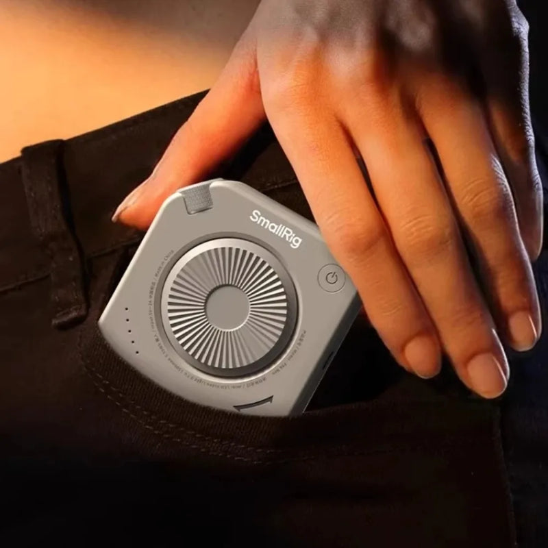 Mini panneau LED vidéo de poche bicolore ou RGB, rechargeable USB-C
