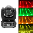 Mini lyre LED beam spot 120 W, prisme à 8 faces, 8 gobos, DMX 12 canaux