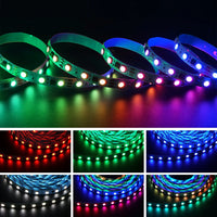 Ruban LED RGBW adressable WS2814 12 V ou 24 V, 150 à 420 LED, 5 m