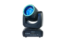 Lyre beam LED 100 W à anneau lumineux, 13 gobos, prismes 6 + 12, DMX 13 canaux