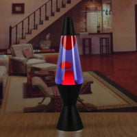 Lampe à lave cône 36 cm, base en alliage, 10 coloris