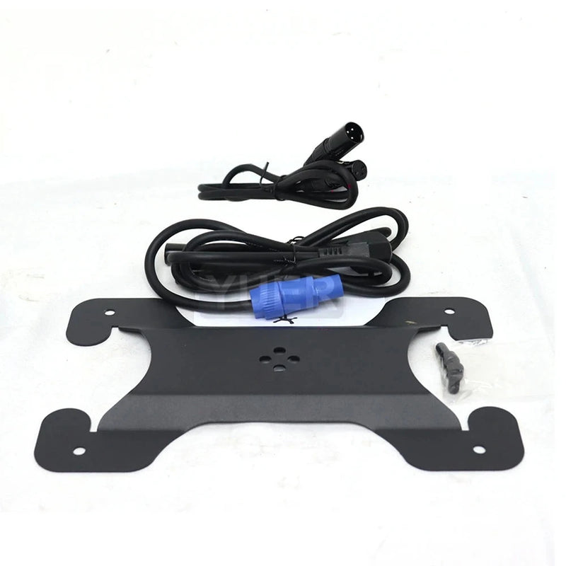 Projecteurs vintage en colonne – base, cordon d'alimentation et câble de signal