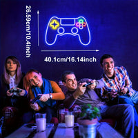 Néon gaming LED manette de jeu pour chambre de gamer, 9 modèles