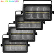 Stroboscope LED RGBW 60 W DMX, lot de 4 pour DJ et soirées