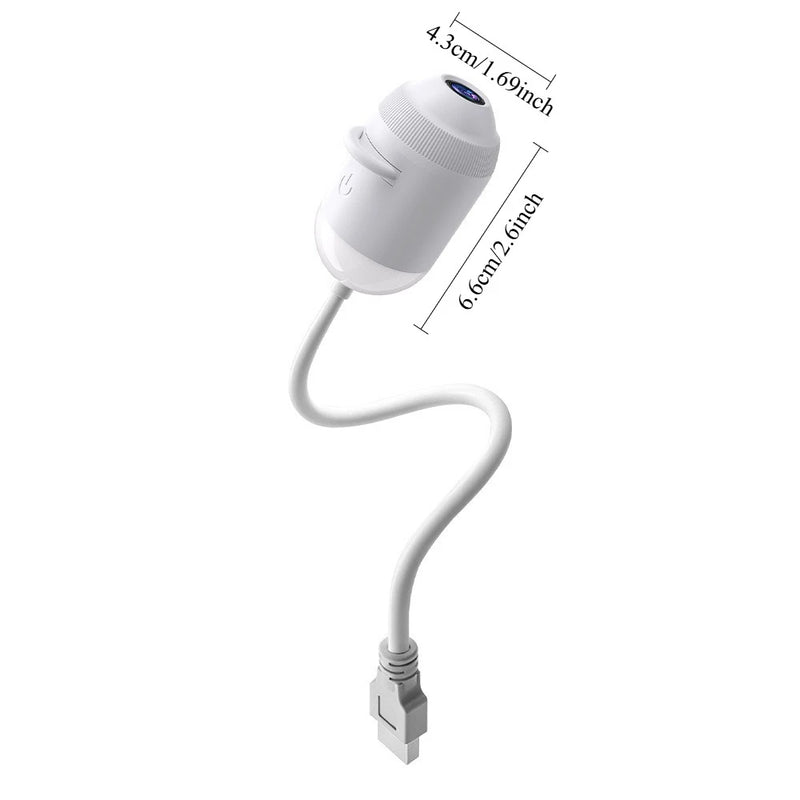 Projecteur ciel étoilé USB – schéma des dimensions de la lampe
