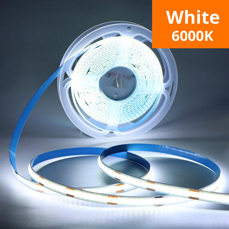 Ruban LED USB à capteur de main – rouleau allumé en blanc froid 6000 K