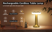 Lampe de table sans fil à pied évasé – vue 15