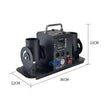 Canon à confettis électrique double tête DMX, tir 6 à 12 m