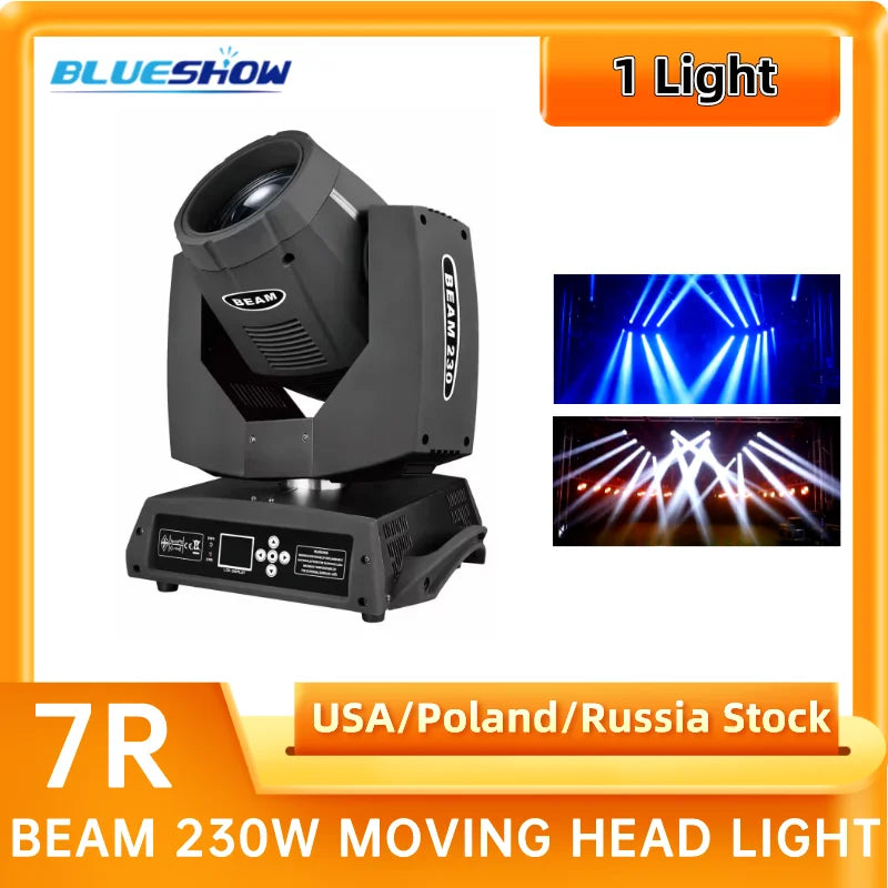 Lyre beam 7R 230 W, flight case 2 lyres, à la pièce