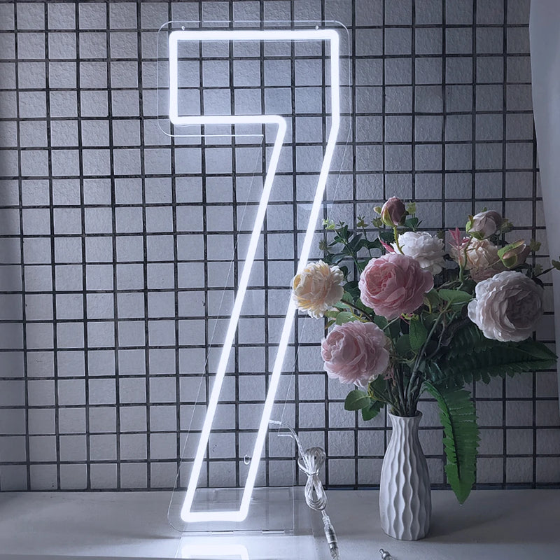 Chiffres lumineux géants néon LED – vue 12