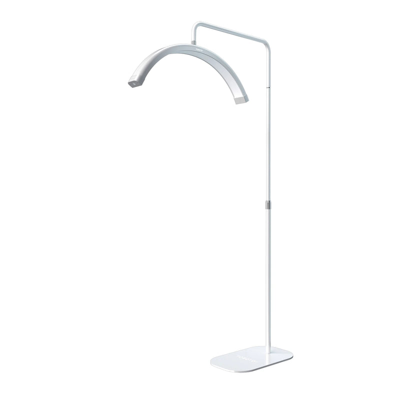Lampe demi-lune LED sur pied – Blanc, modèle D