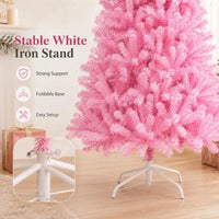Sapin de Noël rose en PVC – vue 25