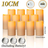 Bougies pilier LED ivoire – vue 21