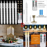 Bougies LED coniques – vue 44