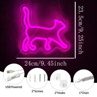 Néon LED chat – vue 4