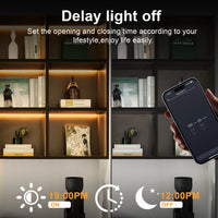 Ruban LED sous meuble connecté – extinction programmée depuis l'application