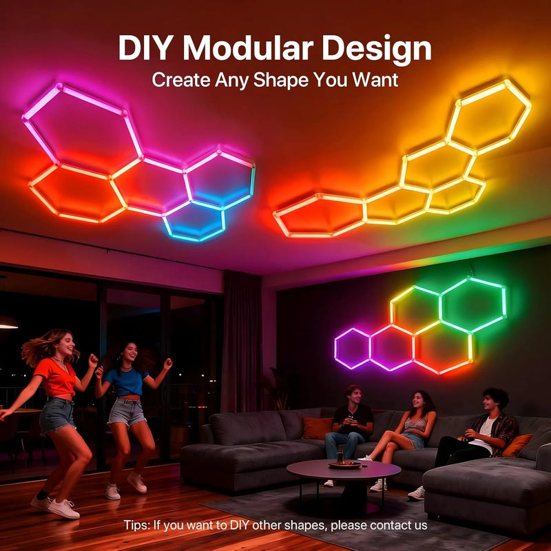 Éclairage hexagonal RGBW – vue 14