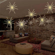 Décoration lumineuse Noël extérieur, étoile LED effet feu d'artifice, IP65