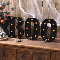 Lettres lumineuses BOO d'Halloween – vue 3